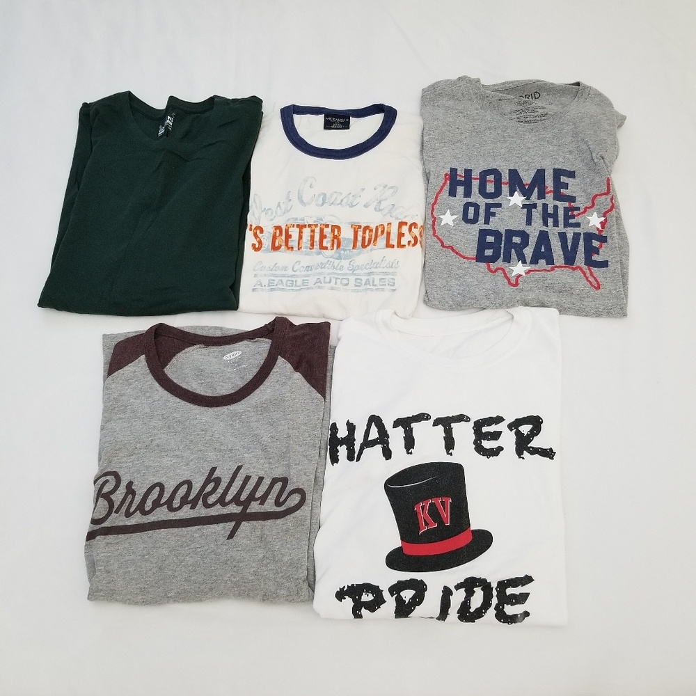 Lot of 5 t-shirts men's